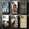 Outlander TV Клэр Мягкий чехол для телефона для iPhone 16 16E 17 Air 15 Pro Max 14 Plus 13 Mini 11 12 7 Черный чехол Задняя крышка