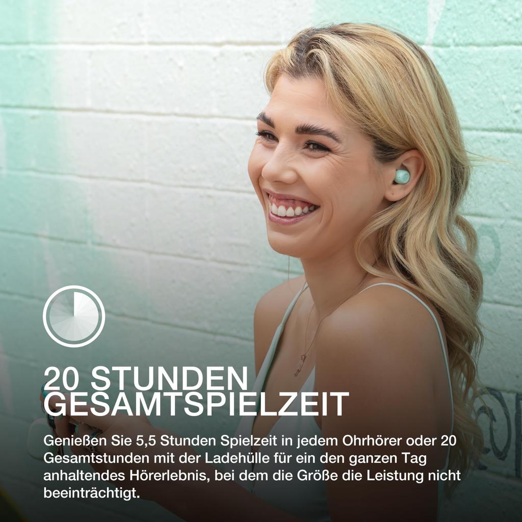 Беспроводные наушники JLab JBuds Mini Удобная посадка для маленьких ушей Удивительно маленький размер, но много функций Удобно носить с собой на связке ключей