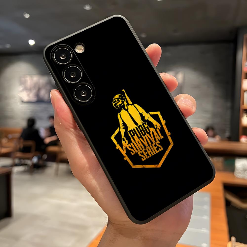 Чехол для телефона P-Pubg G-Game для Samsung A56 A36 A26 A16 A15 A25 A35 A55 A14 A34 A24 A54 Черный Мягкий