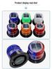 Magnetic Mount LED Solar Strobe Light for Car Roof & Traffic Barriers