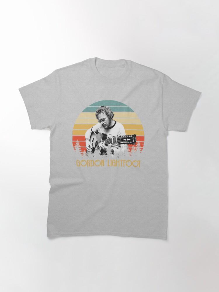 Gordon Lightfoot Music Vintage Retro Vintage 80S Gordon Folk Music Love You Fans Classic T-Shirt