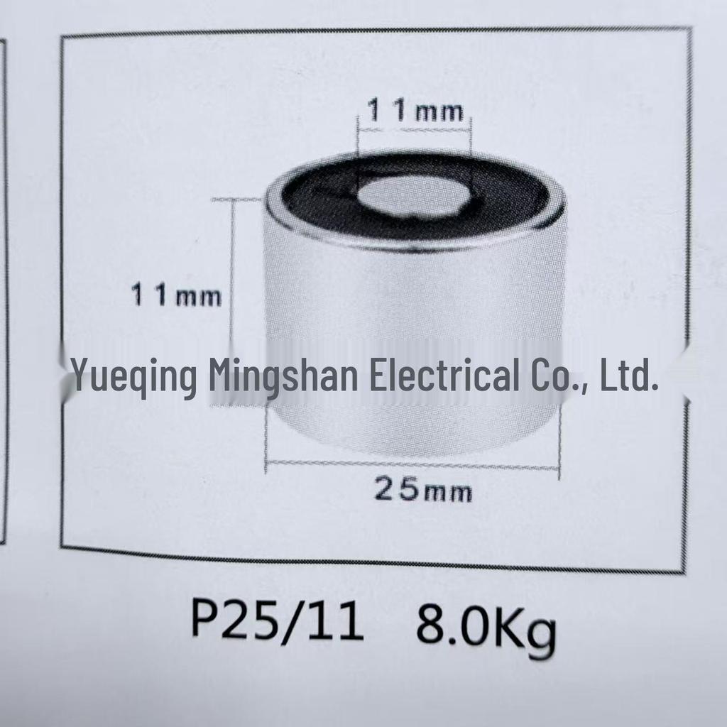 CNC Tool Suction Cup Electromagnet, DC12V/24V, P20/15 Specs