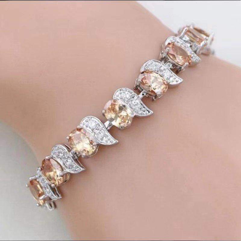 Best-selling Womens Zircon Bracelet Colorfast Fashion Live Fox Jewelry
