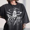 Retro Raccoon UFO Abduction Shirt, Vintage Alien Graphic Tee, Sci Fi Space T-Shirt