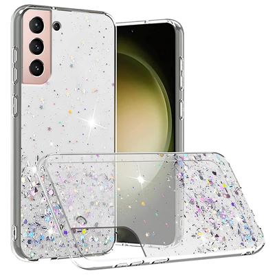 Оригинальный блестящий силиконовый прозрачный чехол для Samsung Galaxy S24 S23 S22 S21 S20 Note 20 10 Ultra Plus FE S10 Lite S10 E Fundas