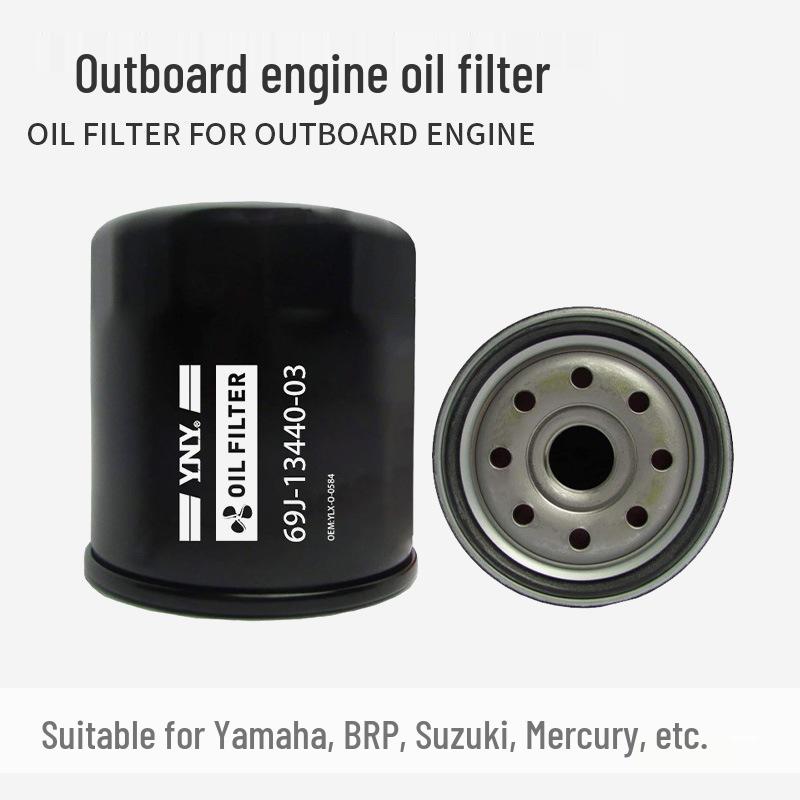Universal Four-Stroke Outboard Engine Oil Filter Element