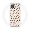 Case - MANIACASE - Oppo A93 - Beige - Flexible - Abstract with Black Hearts