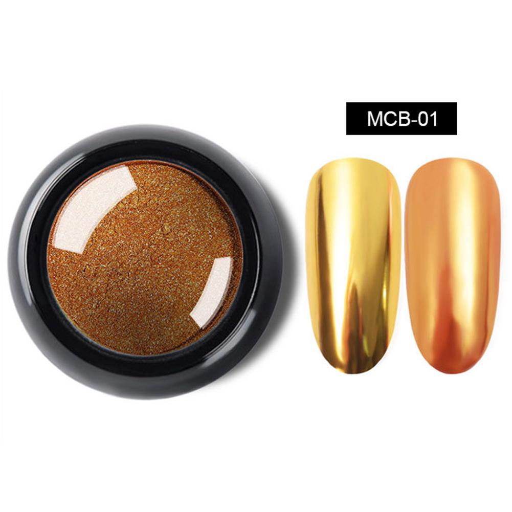 Beautyful Lady Pro 12 цветов блестящий металлический зеркальный порошок для ногтей пигмент маникюрный инструмент