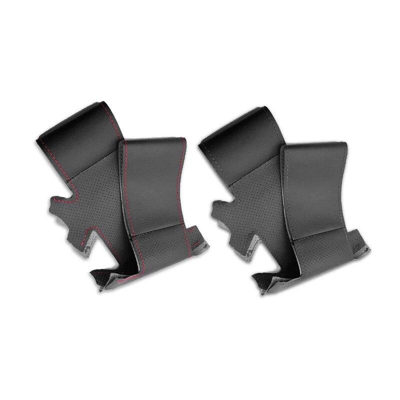 Кожаный чехол для руля автомобиля с ручной оплеткой для Chevrolet Cruze 2009-2014 Aveo 2011-2014 Orlando 2010-2015 Ravon R4 2016-2018