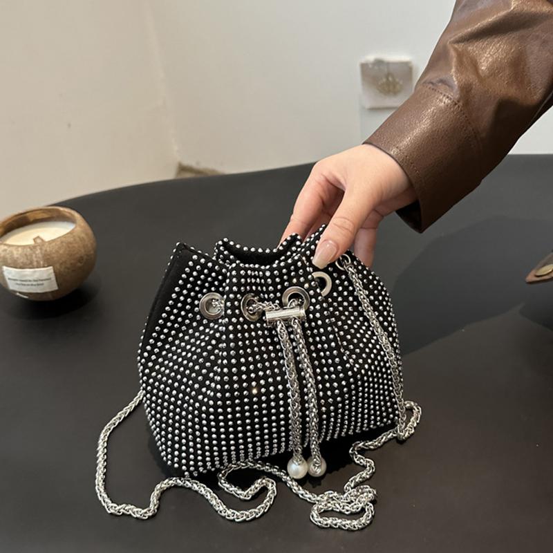 Женская Мода Роскошный Дизайн Сумка-Шоппер Через Плечо Большая Вместимость ПУ Кожа Стразы Сумка Через Плечо Женский Бренд Сумки Топ Ручка
