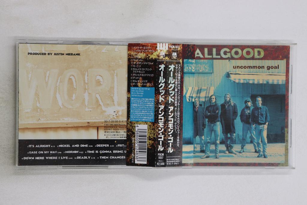 CD ALLGOOD - Uncommon Goal POCM1037 A&M 1993 Япония Obi Рок Б/у