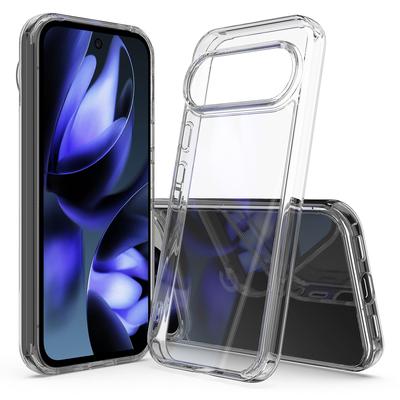 Для Google Pixel 10 Pro Прозрачный чехол для телефона ТПУ+Акрил Ударопрочная задняя крышка для телефона