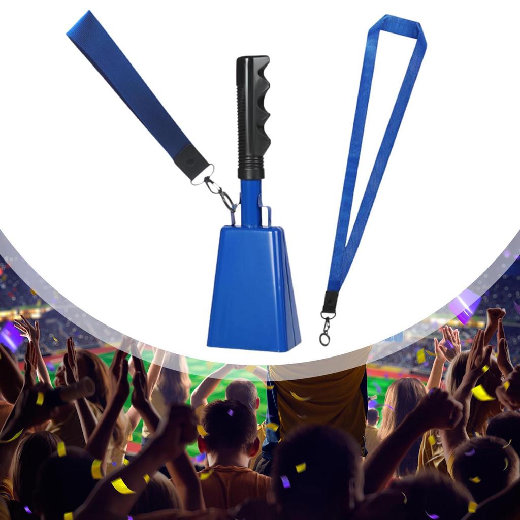 Колокольчик для коровы, звонок для подбадривания, декоративные музыкальные инструменты, шумовой генератор, громкий для рождественского спорта