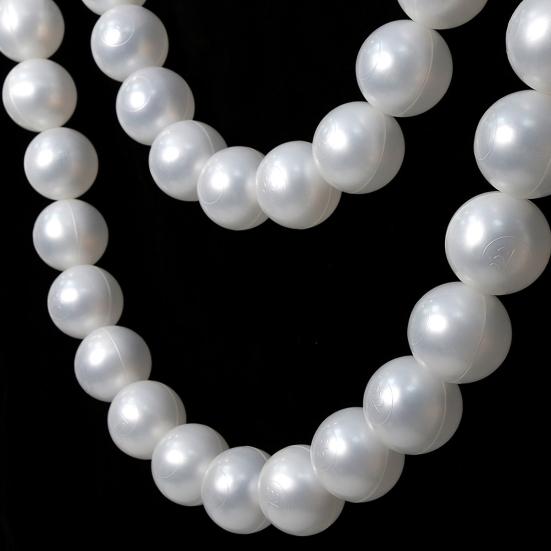 10 шт. DIY Гирлянда из искусственного жемчуга Декор для лестницы Большие белые бусины Настенное украшение для дома Свадьбы Девичника Вечеринки Декор лестничной клетки