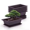 1Pc Plastic Flower Pot Balcony Square Flower Pot Flower Bonsai Bowl Nursery Pot Flower Pot Imitation Rectangle Nursery Basin