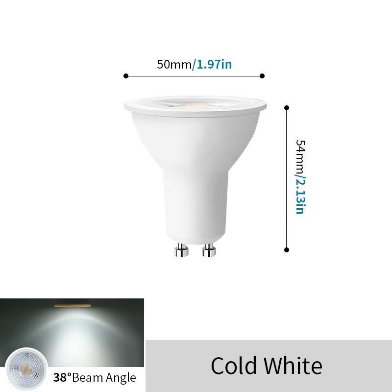 4-10PCS LED Spotlight GU10 AC220V 3W6W9W12W Is Suitable For Household Lighting LED Bulbs In Dining Room Bedroom Living Room