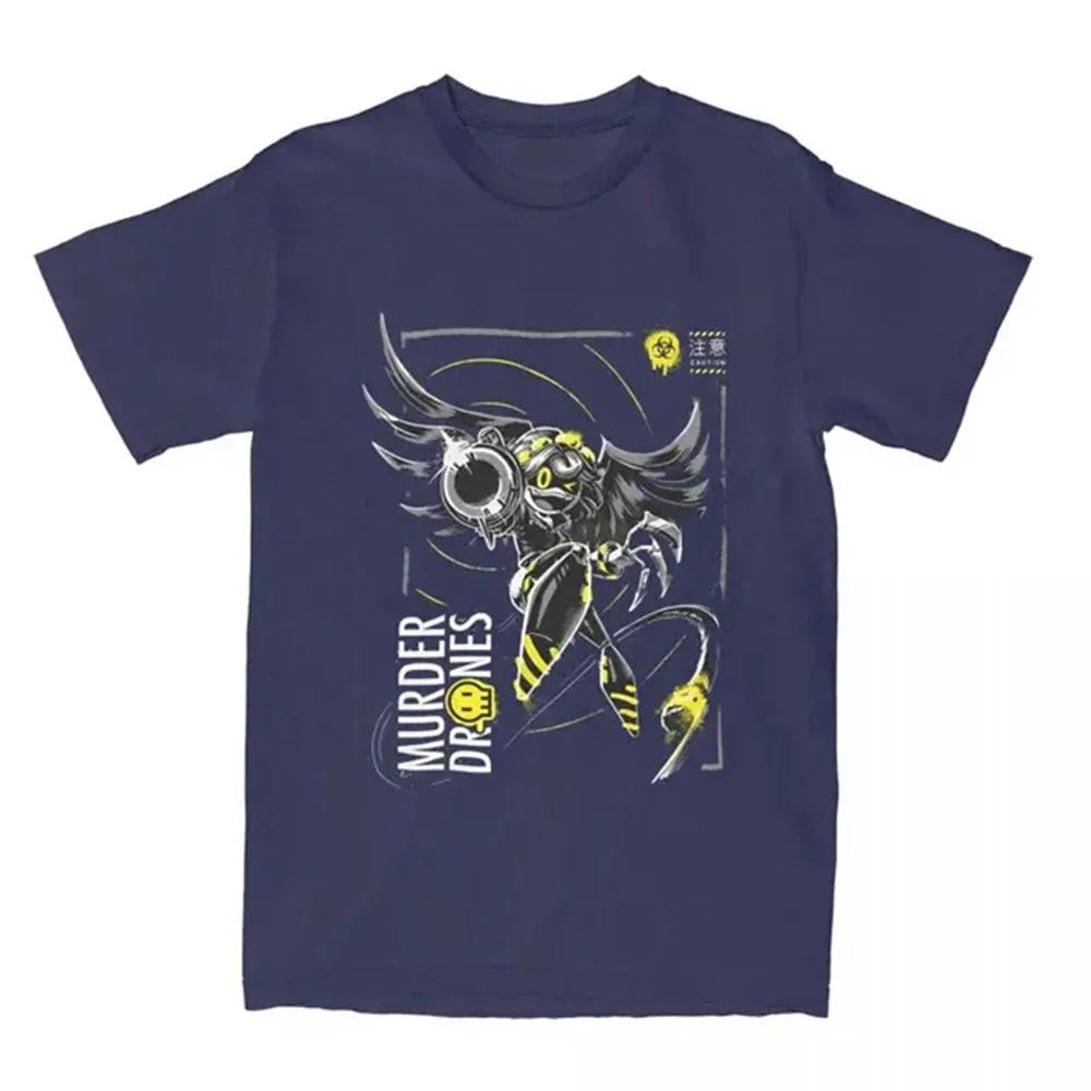 Unisex Women Murder Drones Designation N T Shirts Game Pure Cotton Tops Funny Short Sleeve O Neck Tee Printed TShirt Shirt Clothes