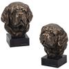 St. Bernard, Saint Bernard, Alpine Mastiff, Bernhardiner - Dog Statue, Bust On Stone Base, Sculpture, Trophy for Dog Show by Brand