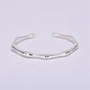 New Korean Style Simple Fashion Creative Bamboo Bracelets 925 Sterling Silver Jewelry Smooth Personality Bangles Sl077