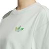 adidas originals Women's Lifestyle Logo Print Short Sleeve Tee Women's 'Linen Green' IK8627