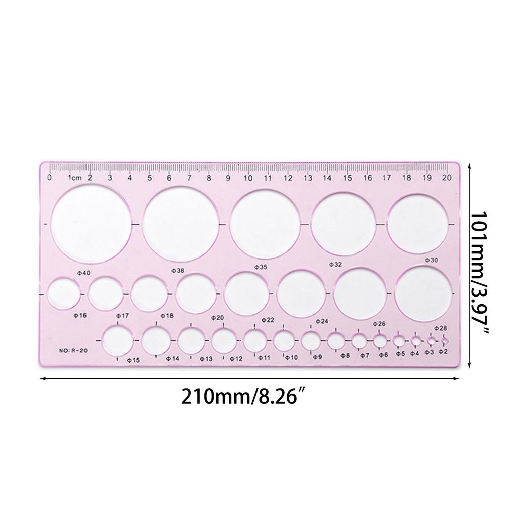 Nipple Ruler Nipple Measuring Card Breast Pump Flange Circle Ruler Sizing Tool Efficient Breast Feeding Supplies 27Size