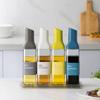 Large Olive Oil Dispenser Bottle Auto Flip Condiment Container Automatic Cap Liquid Seasoning Big Capacity Bottle Kitchen