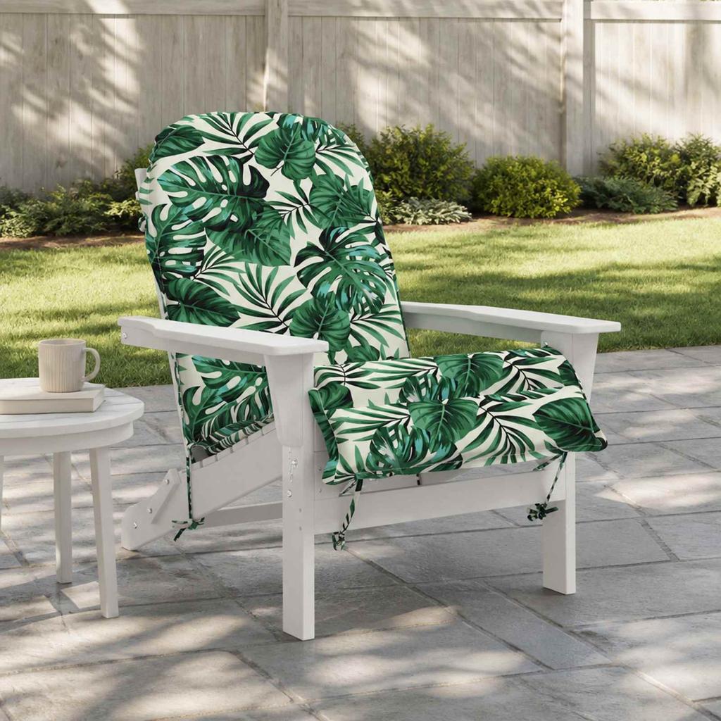 Sun Lounger Cushion GEMERT 100percent Polyester Leaf Pattern
