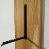 Slim oak wooden clothes hanger