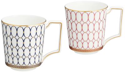 Wedgwood Wedgwood Renaissance Gold Пара Розовый и Свадебный 1053120 [Официальный Импорт] Кружки, Синий, Подарок,