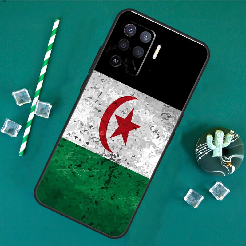 Western Sahara Flag Phone Case For Oppo A18 A38 A58 A78 A98 A40 A60 A80 A91 A15 A17 A74 A94 A54 A57S A16 A76 A96