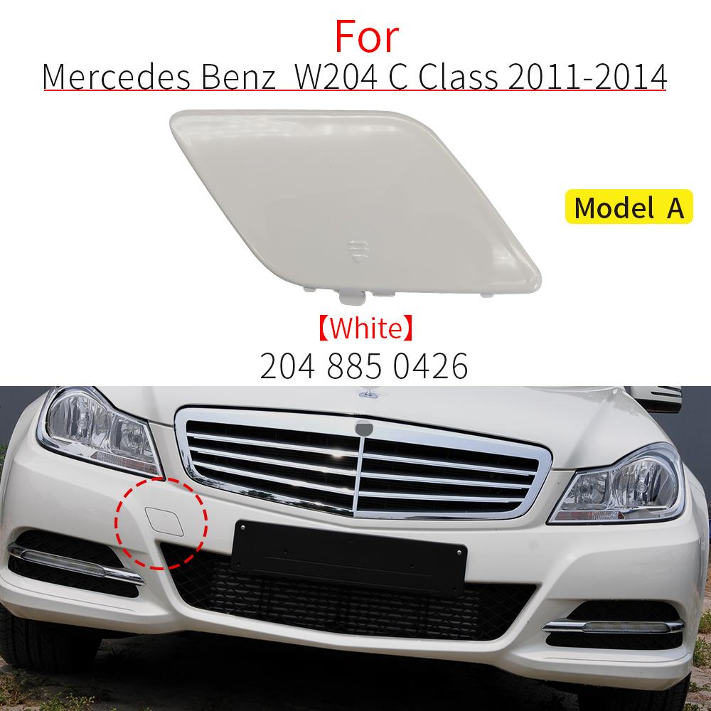 Для Mercedes W204 автомобильный передний бампер буксировочный крюк крышка черный для Benz C Class 2012-2014 C180 C200 C230 C300 AMG 2048850526
