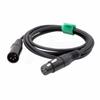HangTon 4-Pin XLR Male To Female XLR 4-Pin Balanced Audio Cable for Microphone, Recorder, Mixer, Headphones, Amplifier (1 Meter)