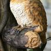 Garden Wall Owl Ornament Garden Animal Tree Hanging Decoration Pendant Resin Crafts
