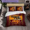 AS Roma Themed Bedding 3Pcs Duvet Cover Set Decorative Bed Linen For Teen Room Home Decoration