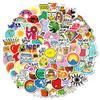 100 Small Size 4Cm Hand-Painted Ins Small Fresh Stickers Graffiti Stickers