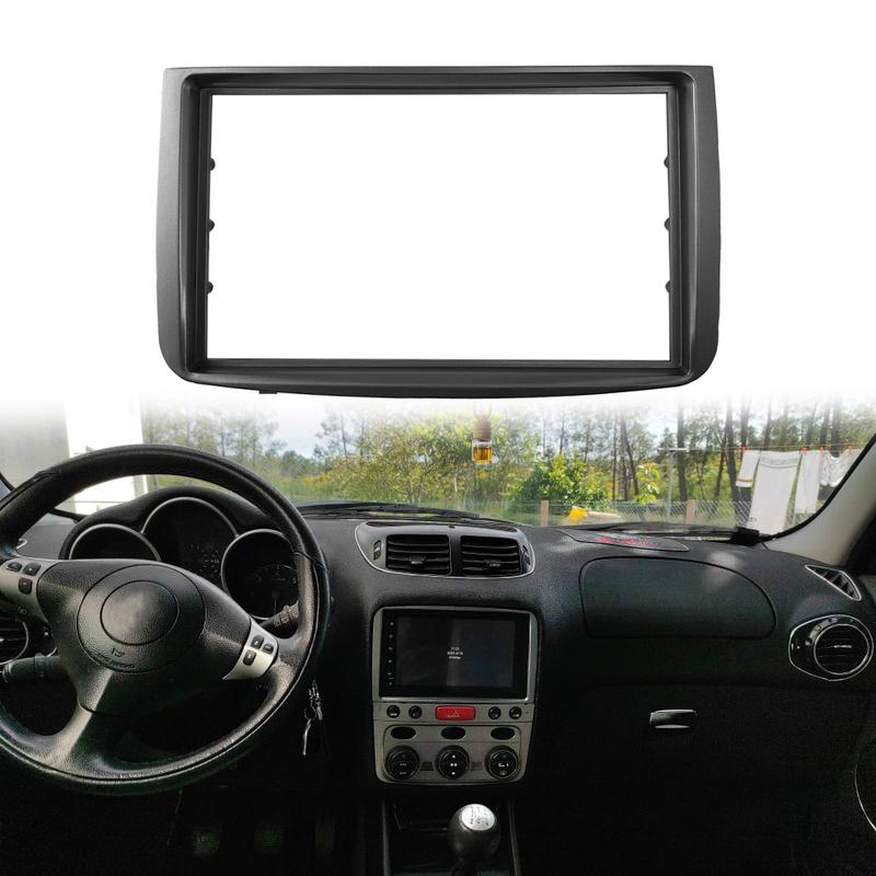 7-дюймовая 2DIN автомобильная панель для Alfa Romeo 147 2005-2011, панель для магнитолы, установочная панель на приборную панель, комплект рамки для автомобильного DVD
