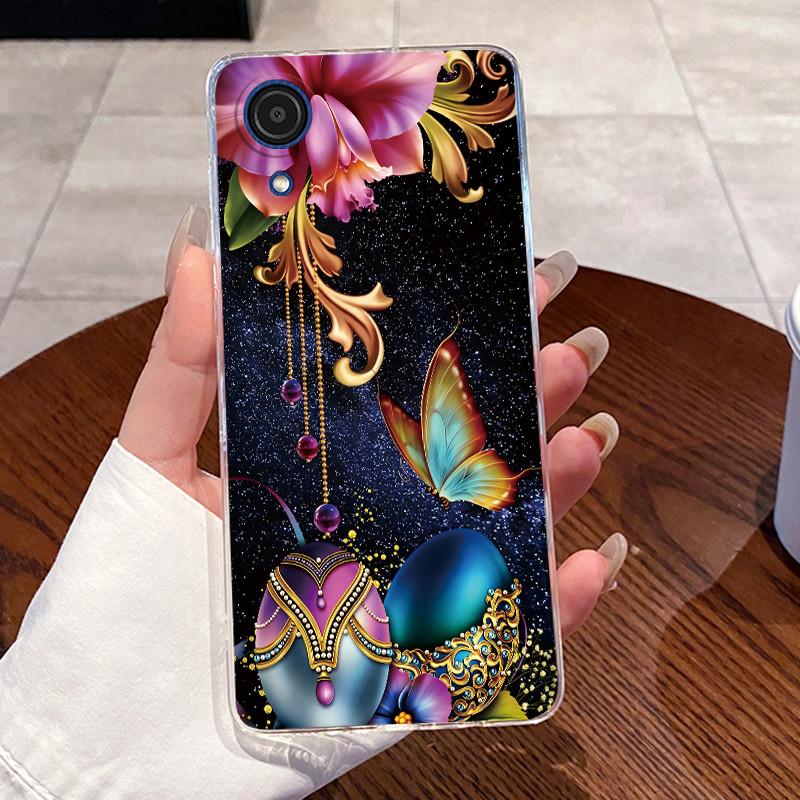 Чехлы Для Samsung Galaxy A03 Core Прозрачный Чехол Для Телефона Эстетичный Милый Кот Защитный Чехол-Оболочка Для samsung a03 core Funda