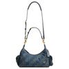Coach Джульетта 30 Джинсовая Ткань с Стеганой Деталью Сумка на Плечо Большая Женская Сумка на Плечо Глубокий Индиго CDZ72-B4YMW