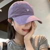 Бейсболка Стильная Фиолетовая Женская с Регулируемой Посадкой Повседневный Дизайн Вышивка