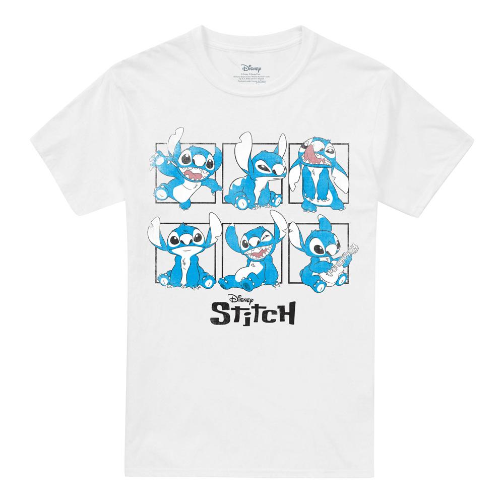 Lilo & Stitch Unisex Adult Graphic Blocks T-Shirt