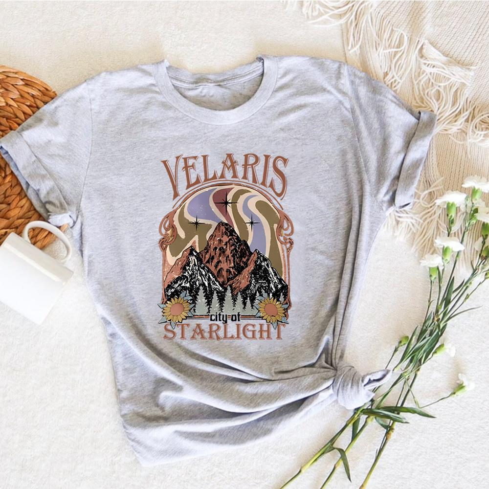 ACOTAR Velaris T-shirt SJM Tee City of Starlight Shirts A Court of Thorn and Roses Tshirt Illyrians of The Night Court Tees