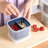Fooding Sorting Drain Storage Box Onion Garlic Seal Box Durable Storage Containers