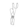 MUJI Проволока для подвешивания из нержавеющей стали 4 Ширина 2 x Глубина x Высота см 38755586 Серебряный зажим, шт., 5,5 9,5