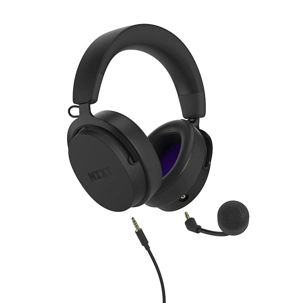 NZXT Relay Headset Black High Resolution Compatible Surround Gaming Headset SP1106 7.1ch AP-WCB40-B2