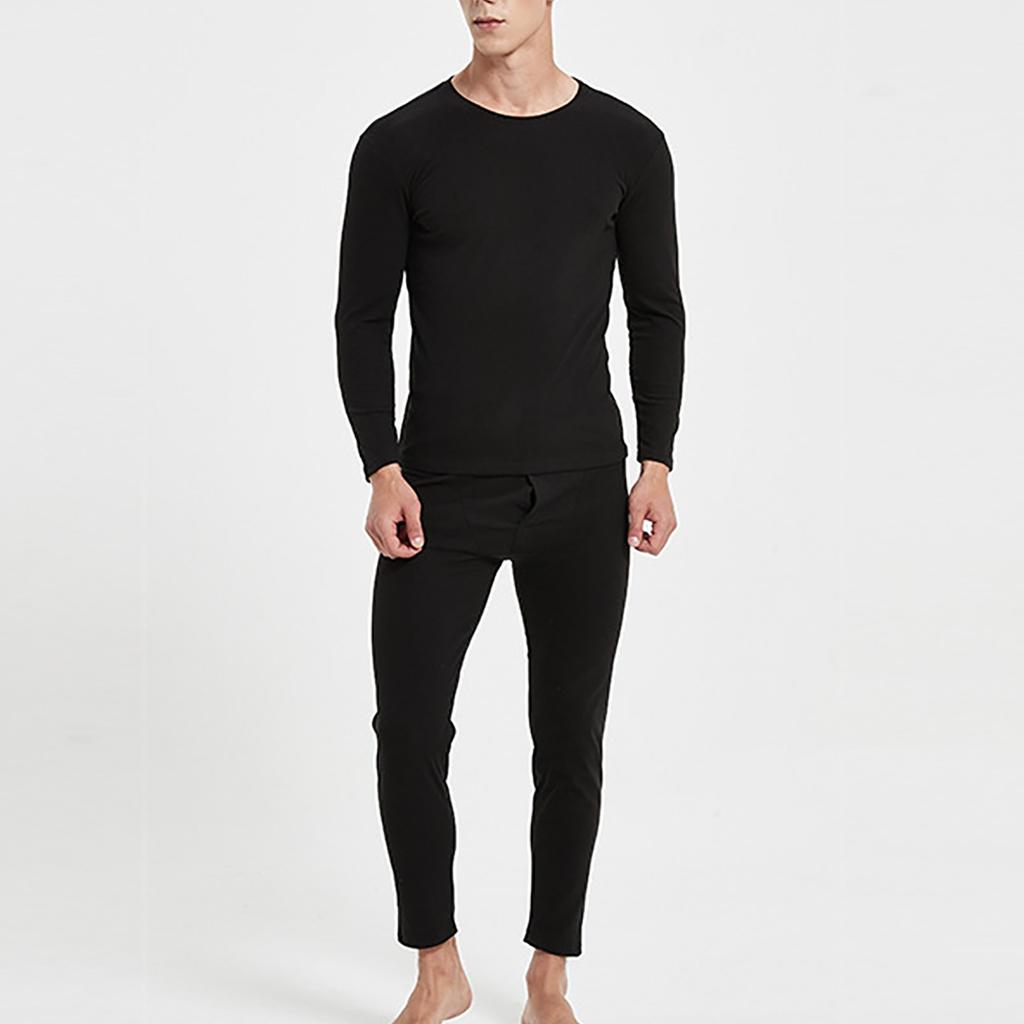 Мужские комплекты ультрамягкого термобелья Long Johns с флисовой подкладкой