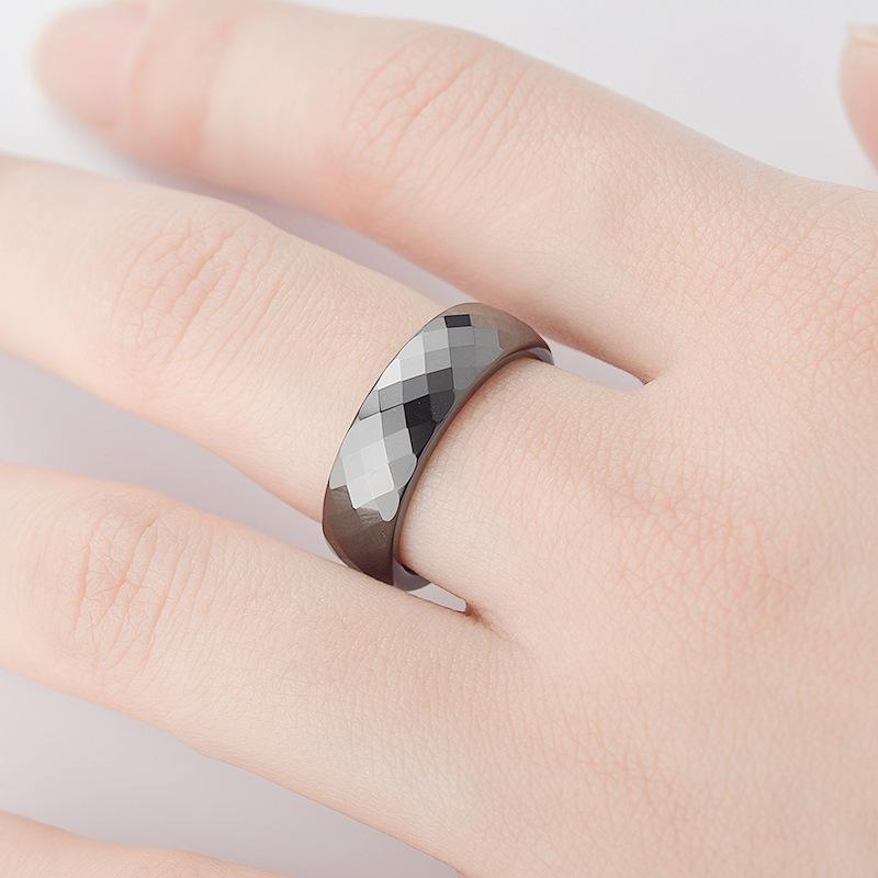 3/6mm Ceramic Rings For Women Men Black White Color Fashion Jewelry Finger Ring High Quality Gifts