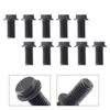 10pcs Saw Blade Screw M8 M7 M6 Left Hand Thread Hex Flange 6mm/7mm/8mm For Cutting Machine High Strength And Hardness Tool Parts