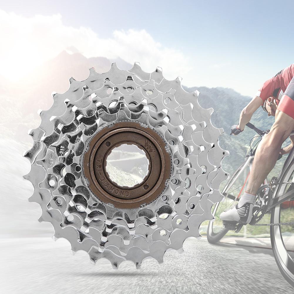 Хромированная велосипедная трещотка задняя свободная втулка запасной аксессуар для горного велосипеда 6 скоростей