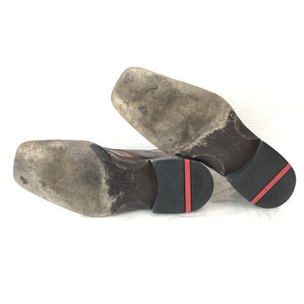 Vintage Lloyd Germany Leather Square Toe Brown 25.5(USED)