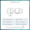 Bamoer 925 Sterling Silver Simple Leaf Ear Buckles Classic Leaves Hypoallergenic Hoop Earrings for Women Fashion Jewelry Gift